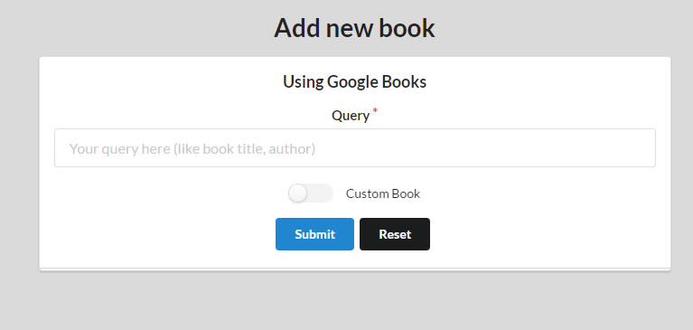 Add Book